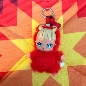 Custom (Handmade) (pin for love) Bratz Labubu with Keychain